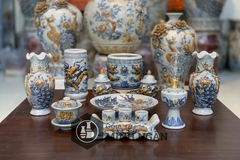 Bộ đồ thờ men rạn cho ban treo tường
