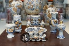 Bộ đồ thờ men rạn cho ban treo tường