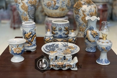 Bộ đồ thờ men rạn cho ban treo tường
