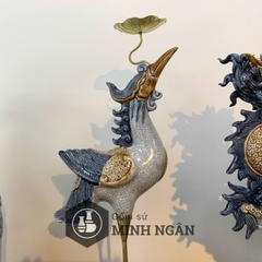 bộ ngũ sự men rạn đắp nổi