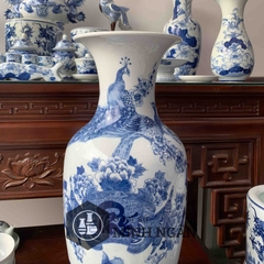 Lộc bình phúc đức men lam