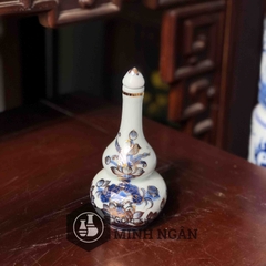 Nậm rượu hồ lô vẽ vàng