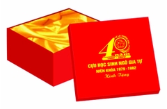 Bộ ấm chén quà tặng hoa sen xanh