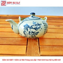 Ấm chén men rạn nhị cảnh