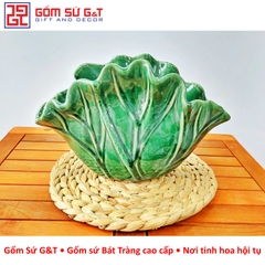 Lọ hoa lá sen xòe