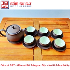 Bộ trà nâu