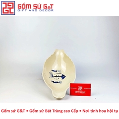 Bát đựng gà vẽ xương cá