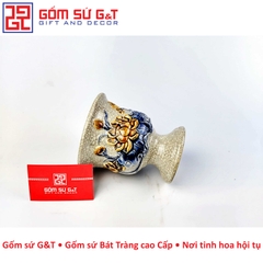 Ly phật thủ men rạn nổi