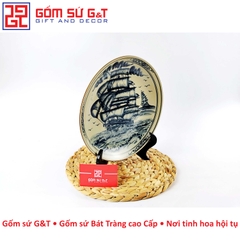 Đĩa cảnh thuận buồm xuôi gió