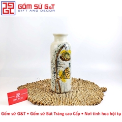 Lọ hoa miệng gập đài sen