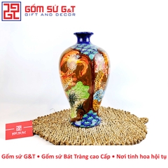 Mai bình nhị cảnh cá chép hóa rồng
