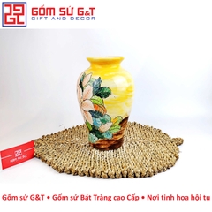 Lọ hoa dáng chum hoa ly