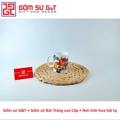 Cốc quai C vẽ cảnh Hà Nội