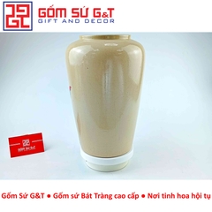 Lọ hoa thạp vẽ hoa loa kèn