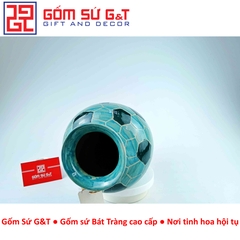 Lọ hoa đùi dế vẽ hồng yến