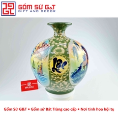 Bình hút lộc nhị cảnh thuận buồm xuôi gió mã đáo thành công