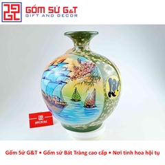Bình hút lộc nhị cảnh thuận buồm xuôi gió mã đáo thành công