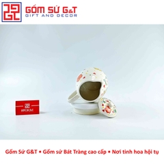 Bộ tích trà vẽ cú mèo