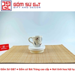 Cốc quai vẽ chuồn kim