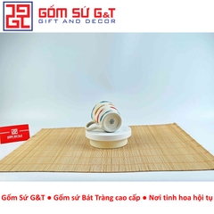 Cốc quai vẽ cá 3 màu