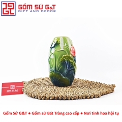 Vò liên ngư khắc nổi