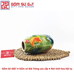 Vò liên ngư khắc nổi