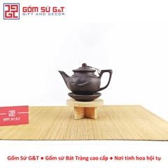 Bộ trà liên hoa trơn