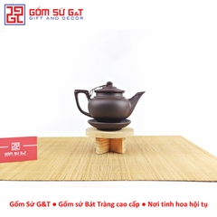 Bộ trà liên hoa trơn