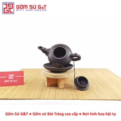 Bộ trà liên hoa trơn