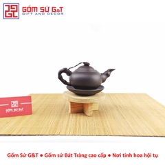 Bộ trà liên hoa trơn