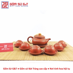 Bộ trà bích yên đỏ