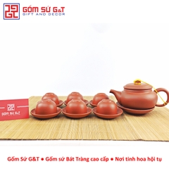 Bộ trà bích yên đỏ