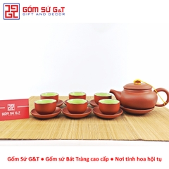 Bộ trà bích yên đỏ