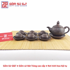 Bộ khay men đá Saphia