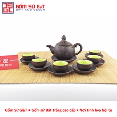 Bộ khay men đá Saphia