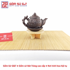 Bộ khay men cẩm thạch