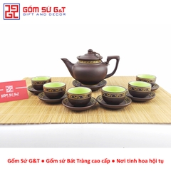 Bộ trà liên hoa hạc