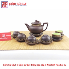 Bộ trà liên hoa hạc