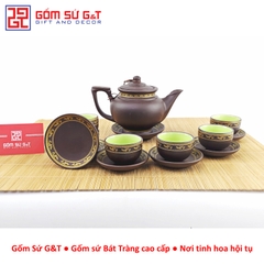 Bộ trà liên hoa hạc