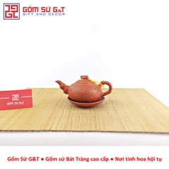 Bộ khay men thiên thanh