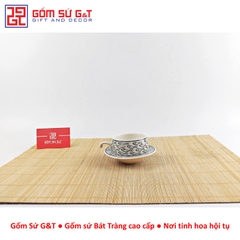 Bộ phin cafe vẽ cá đàn
