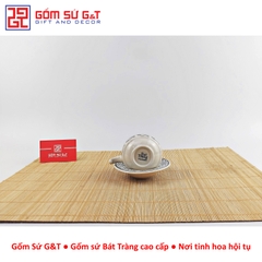 Bộ phin cafe vẽ cá đàn