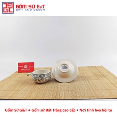 Bộ phin cafe vẽ cá đàn