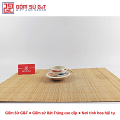 Bộ phin cafe vẽ cá nhật ba màu