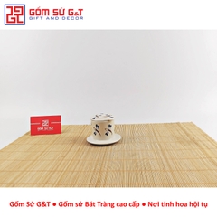 Bộ phin cafe vẽ chuồn ớt