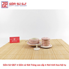 Bộ phin cafe vẽ mưa đỏ