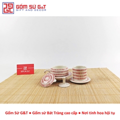 Bộ phin cafe vẽ mưa đỏ