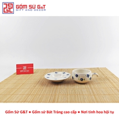 Bộ phin cafe vẽ hoa nhí