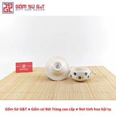 Bộ phin cafe vẽ hoa nhí