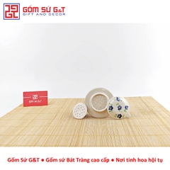 Bộ phin cafe vẽ hoa nhí